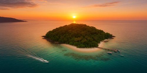 Prime beachfront land for sale in Coconut Island, Phuket
